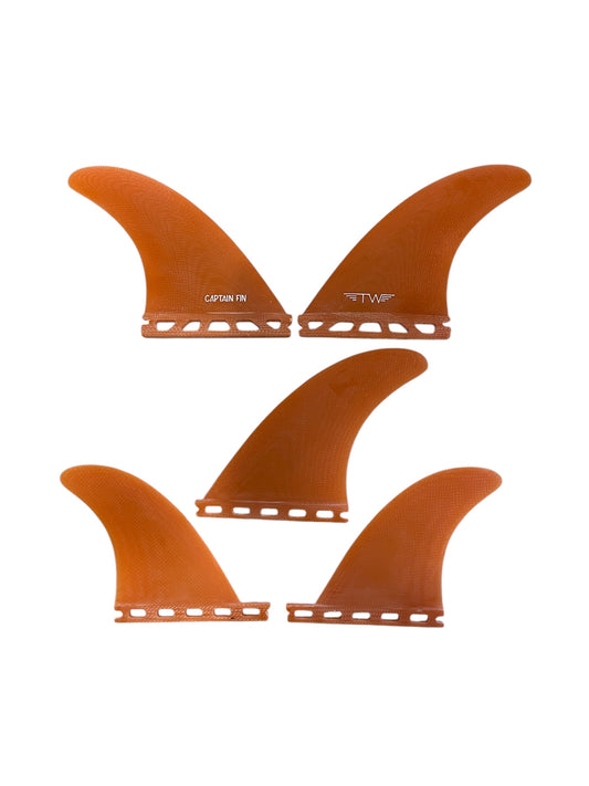 CF TW 5-Fin Medium Single Tab - Orange