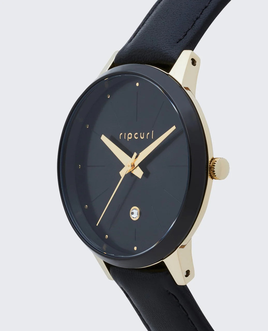 Deluxe Lola Slim Midnight Leather Watch - Midnight