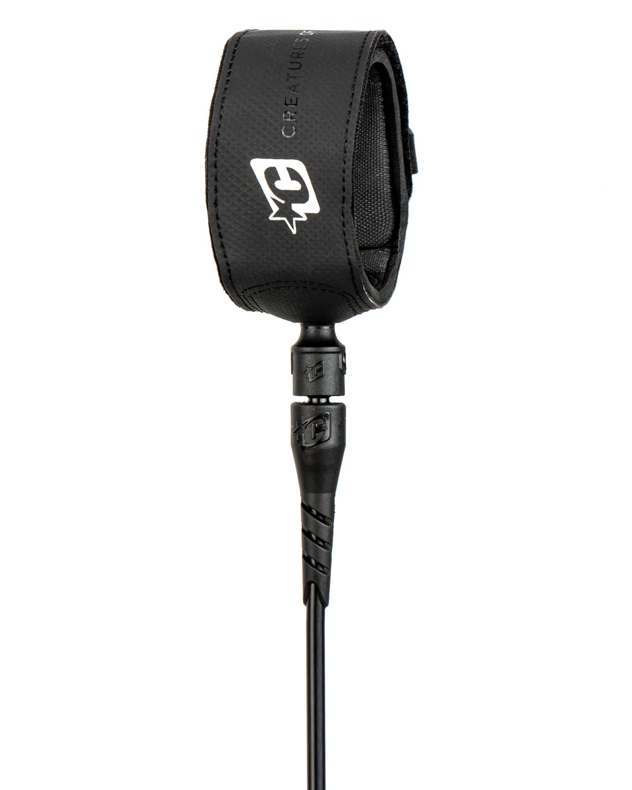 Creatures Superlite Pro 6' Leash - Black/Silver