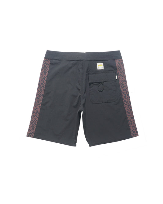 Rutopia Leopard Print Boardies Men - Black