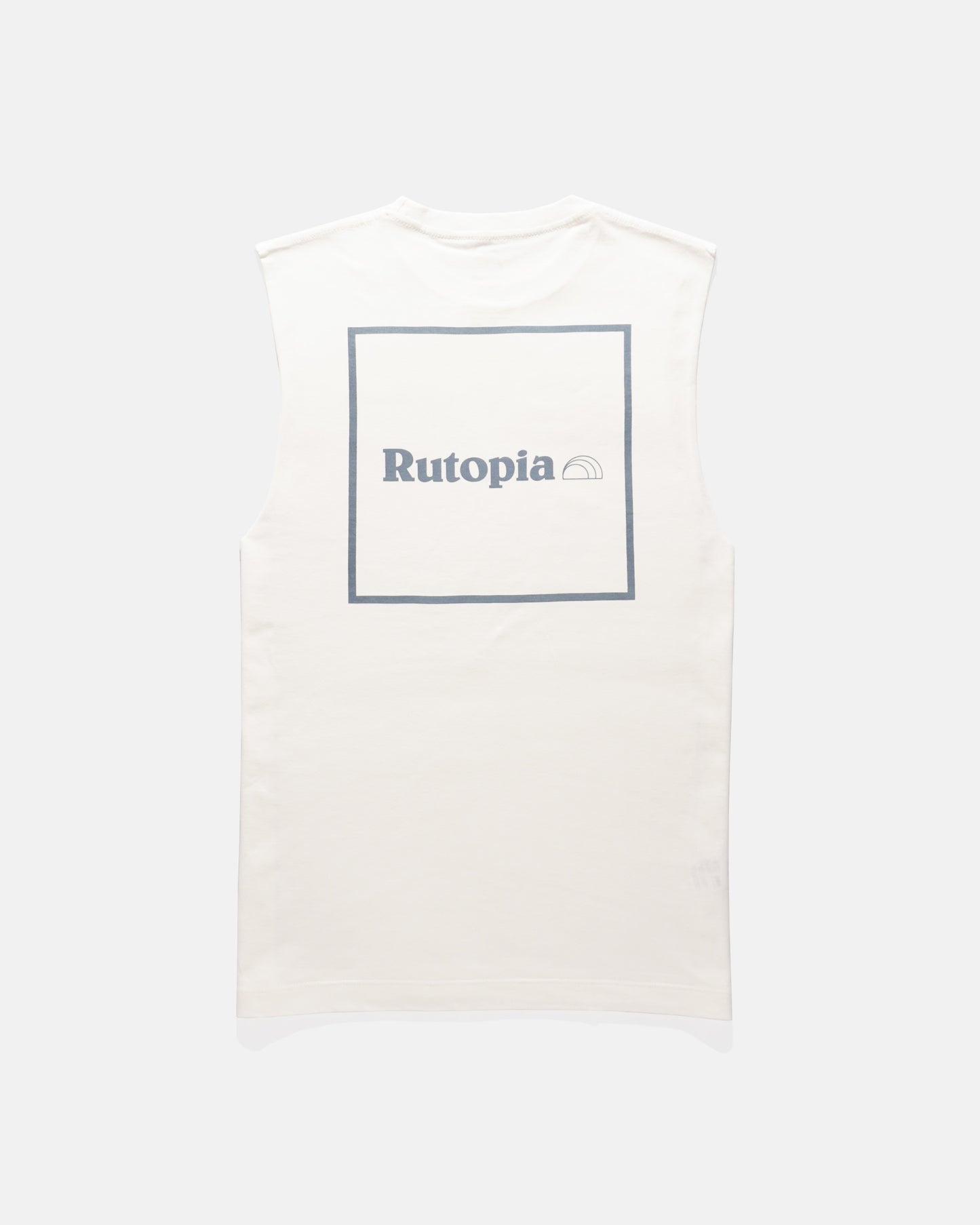 Rutopia Box Icon Logo Muscle Men - White