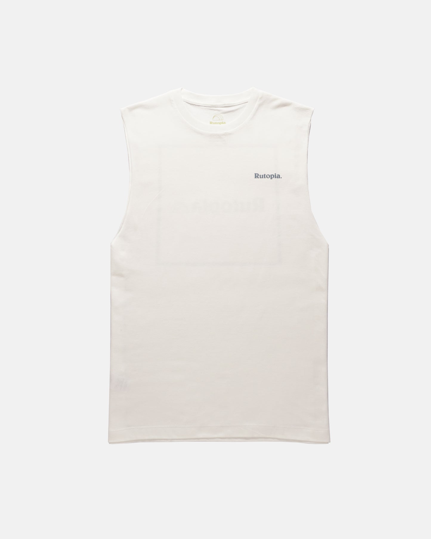 Rutopia Box Icon Logo Muscle Men - White