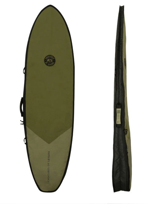 Creatures Shortboard Hardwear Mid Length Day Use 7'6 - Military/Black