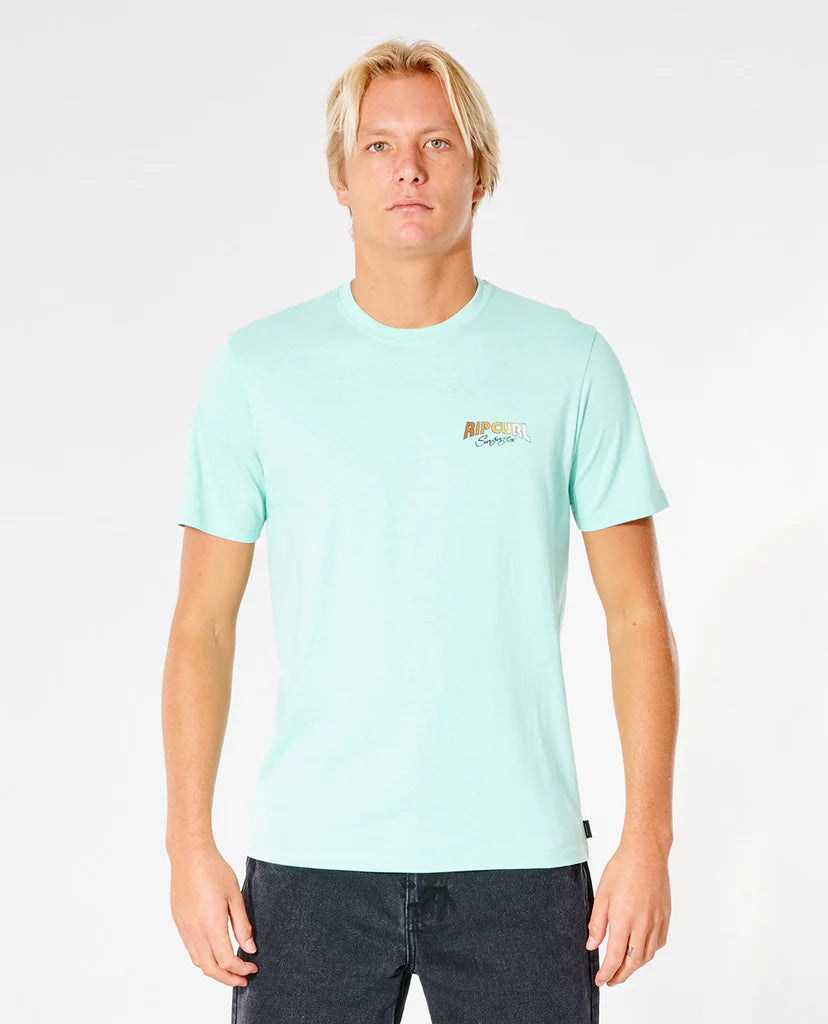 Surf Revival Inverted Tee - Washed Aqua