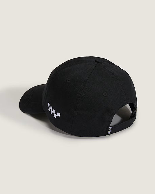Original Vans Check Side Curved Bill Jockey Hat - Black
