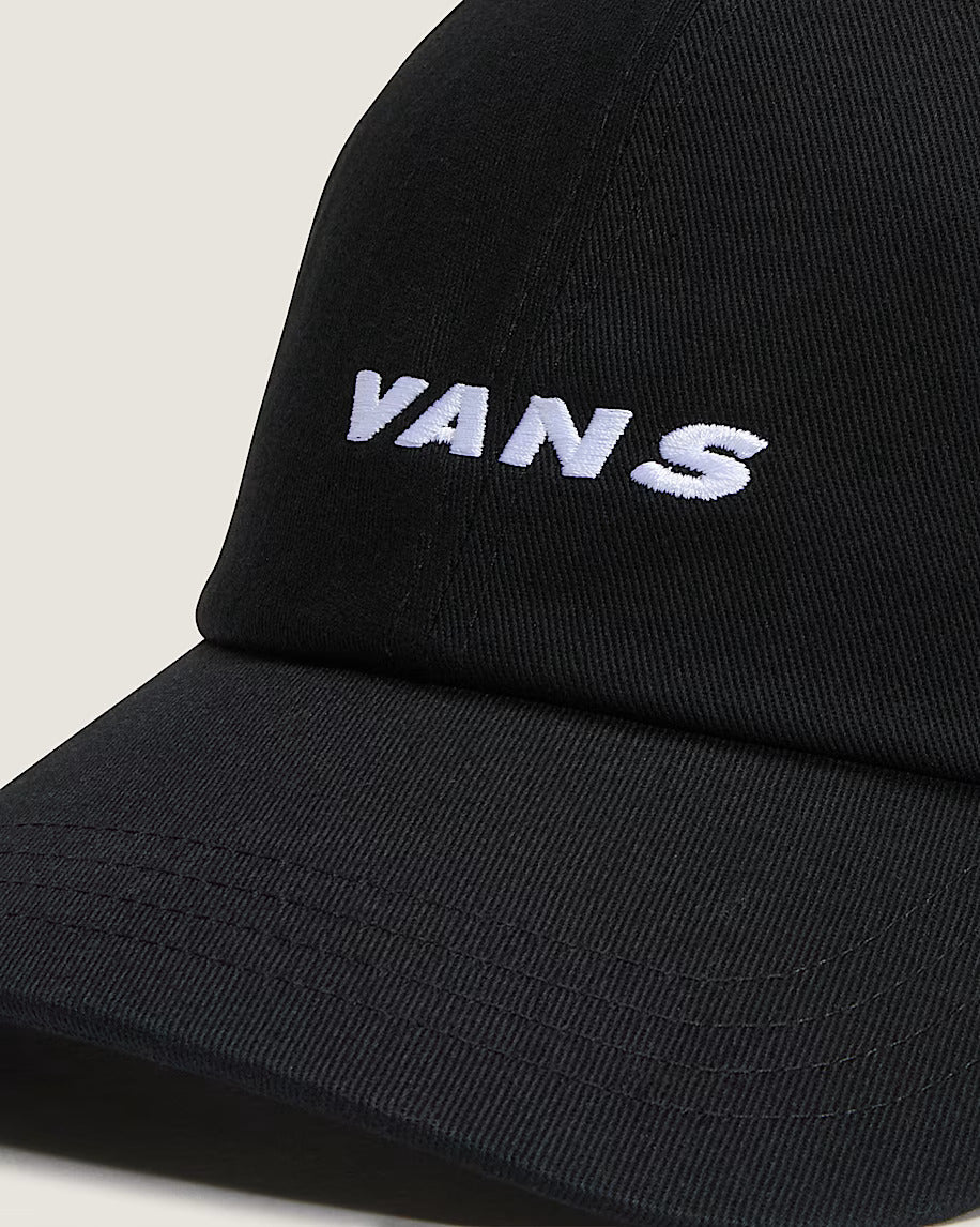 Original Vans Check Side Curved Bill Jockey Hat - Black