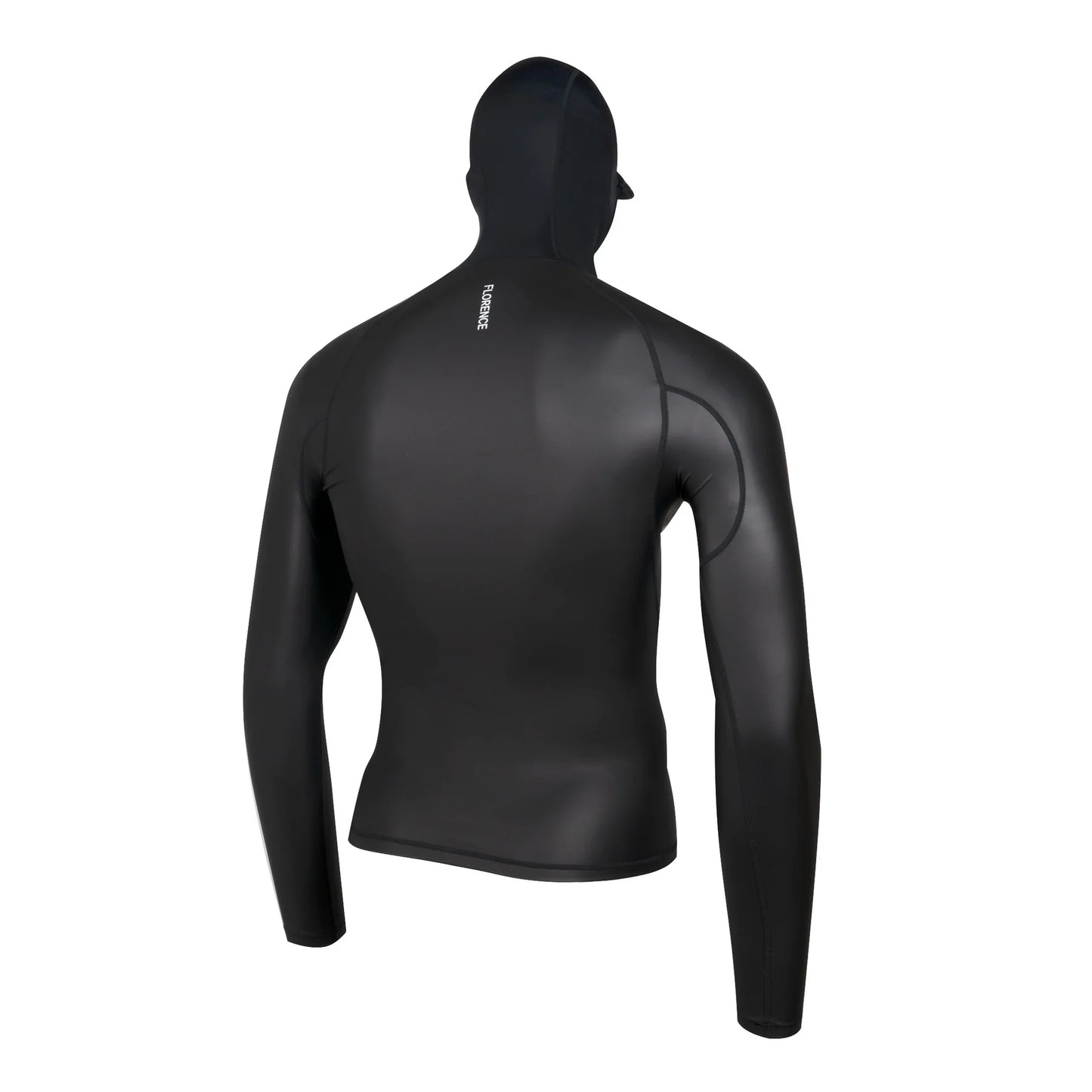 Florence Windshield Long Sleeve Hooded Rashguard - Black