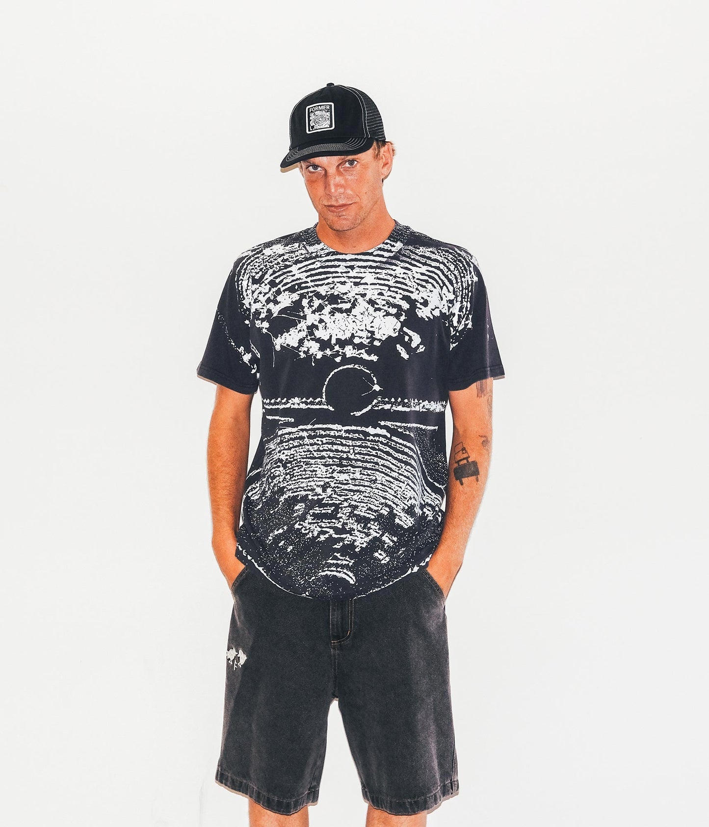 Former All Over Crux Scam T-Shirt - Merch Black