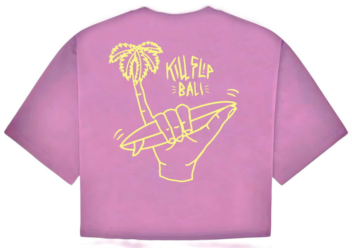 Hang Crop Tee Women - Purplewash