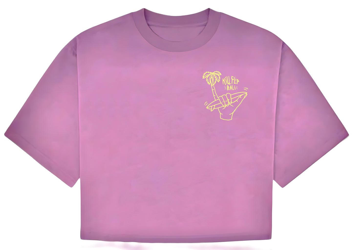 Hang Crop Tee Women - Purplewash