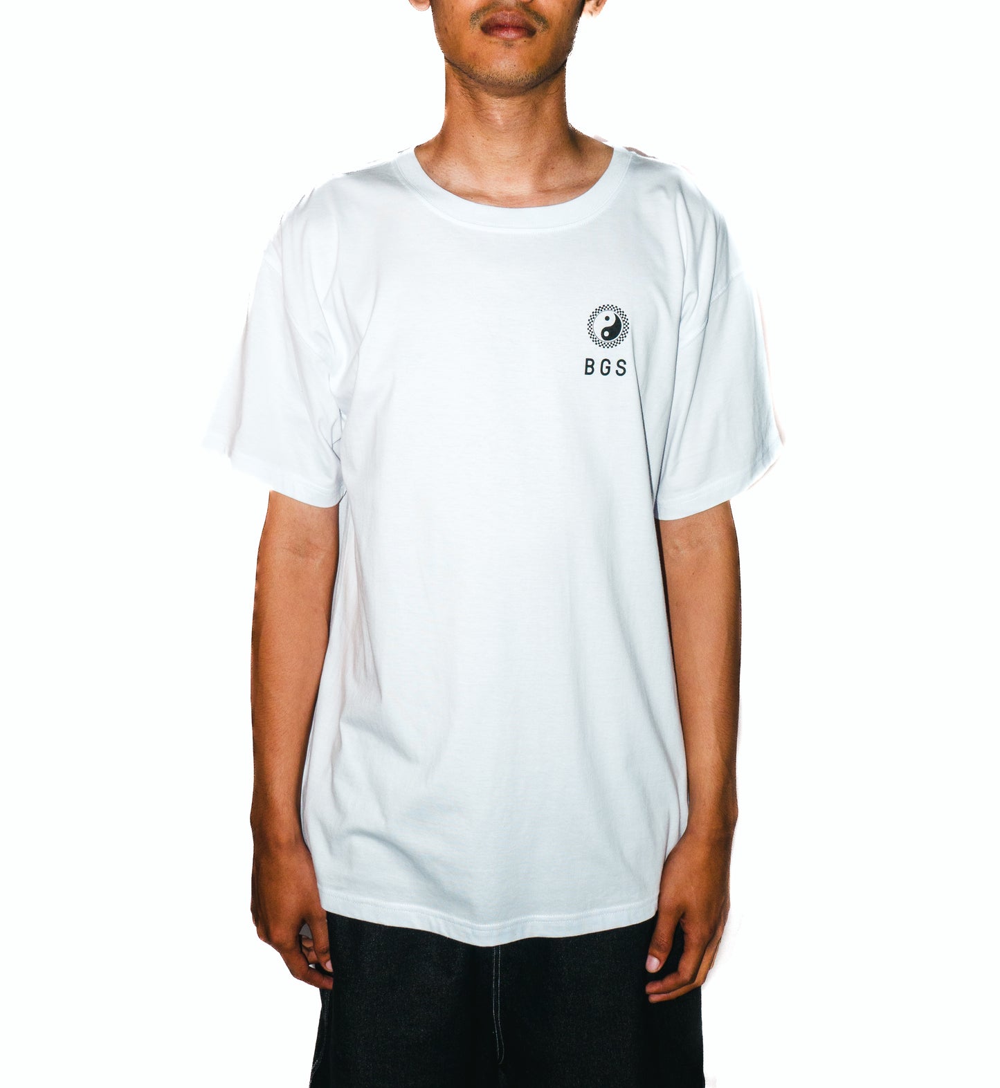 BGS Yin Yang Tee - White