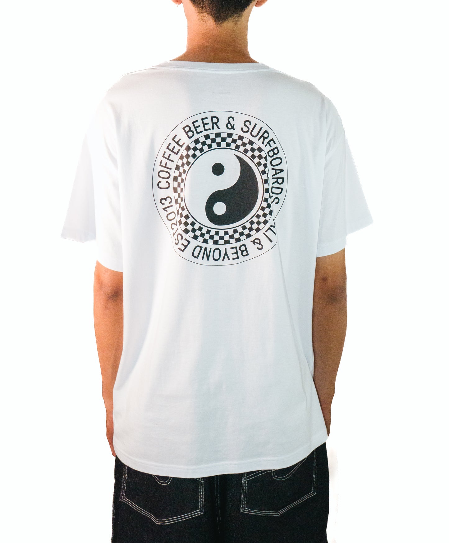 BGS Yin Yang Tee - White