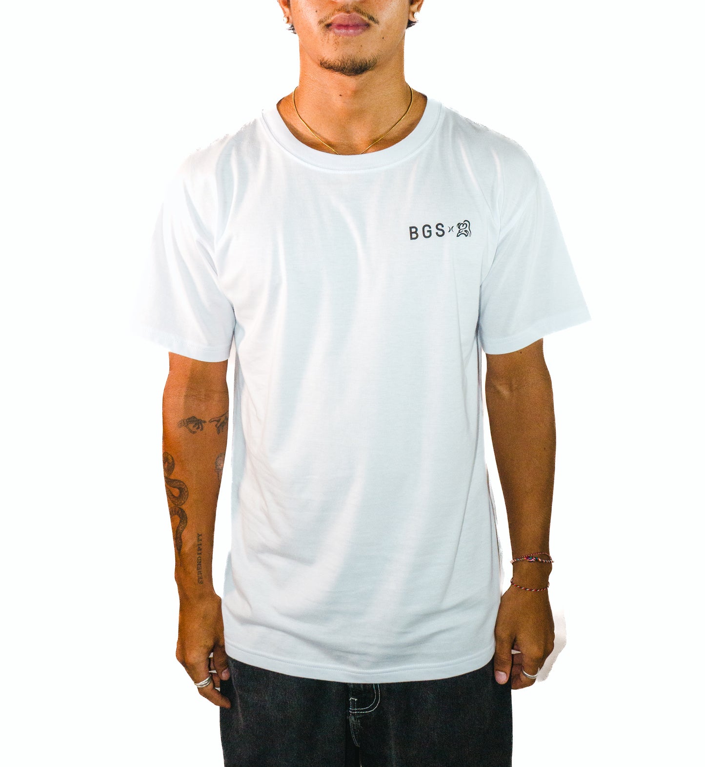 BGS Barong Men Tee White