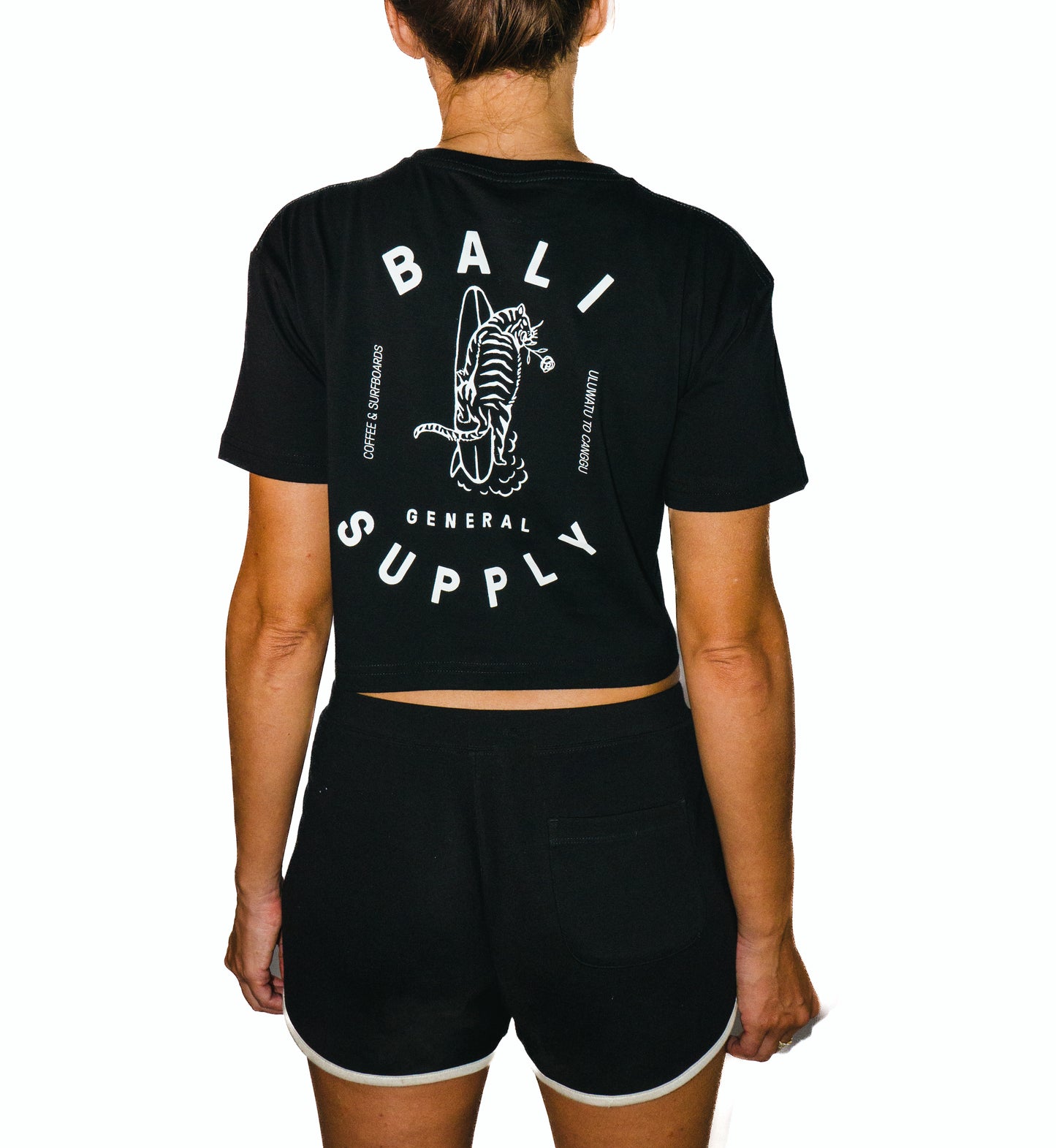 BGS Tiger++ Crop Tee Black