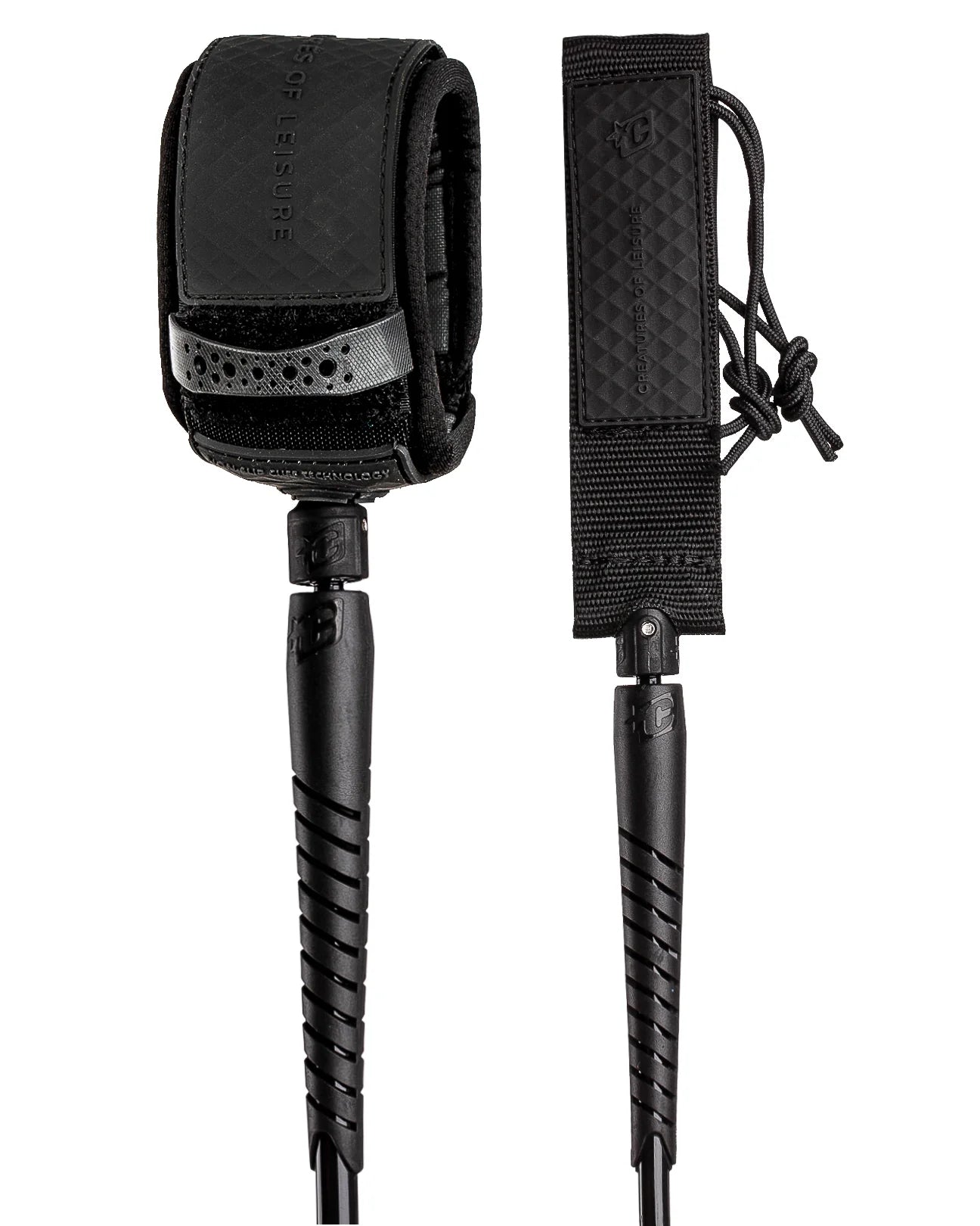 Creatures Outer Reef 10' Leash - Black/Silver