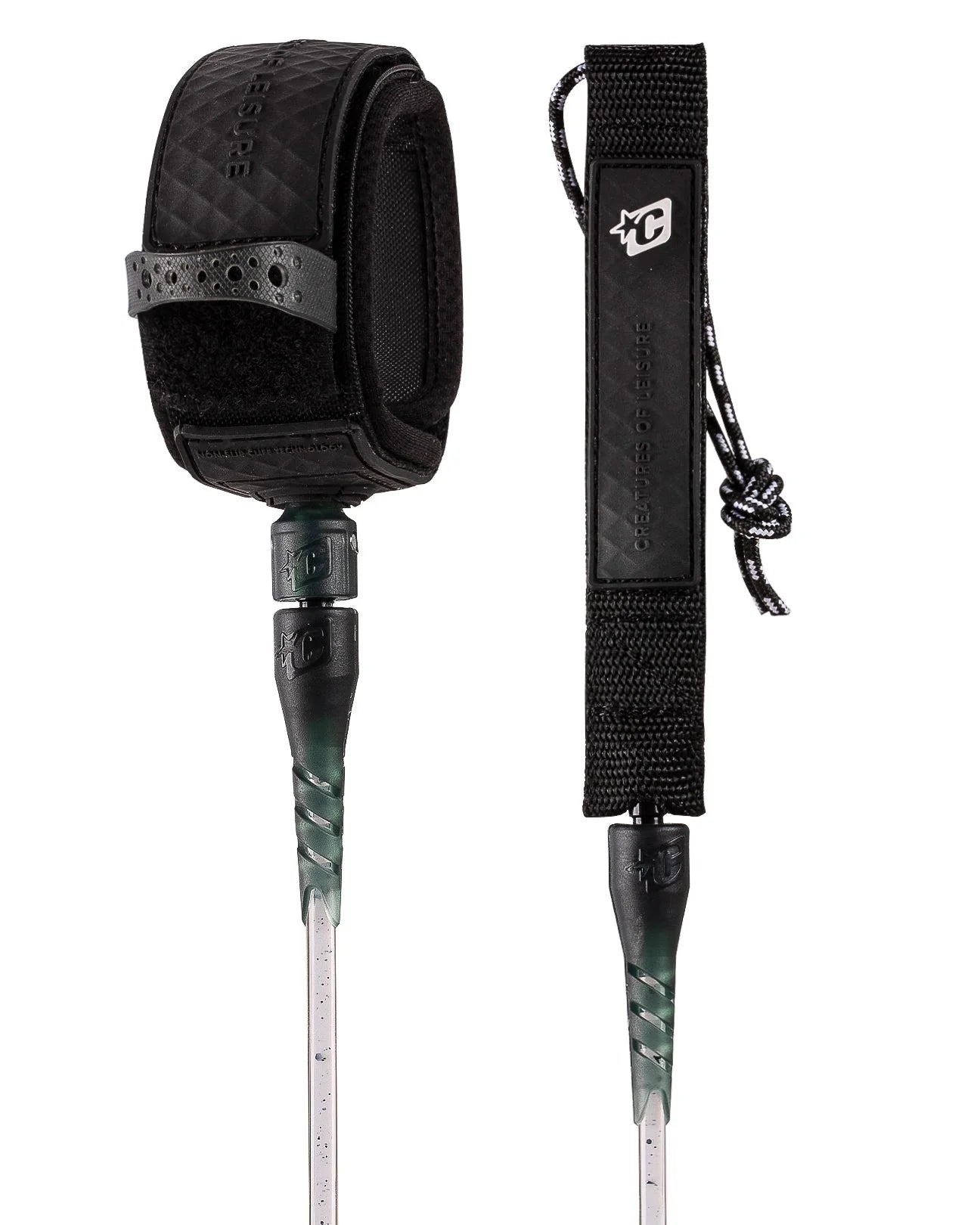 Creatures Pro 8' Leash - White/Black
