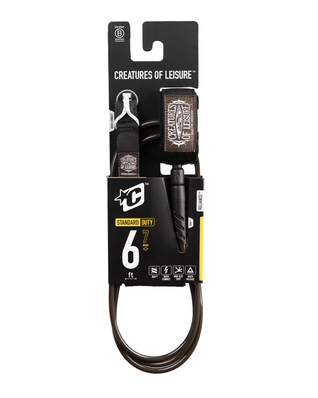 Creatures RELIANCE 2.0 | Standard Duty 6ft | Coffee Black
