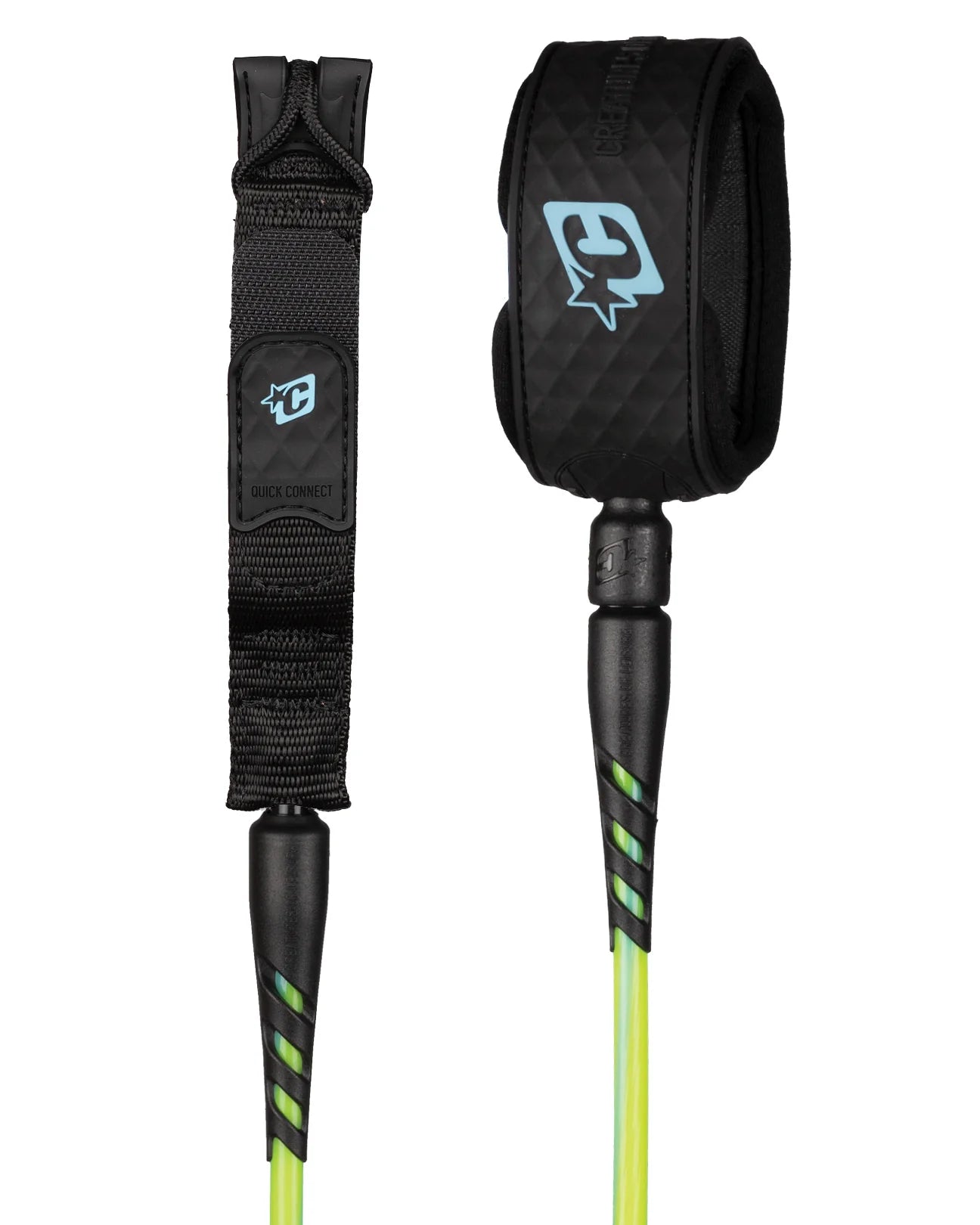 Creatures Reliance 2.0 | Standard Duty | 7ft Leash - Pine Lime Black