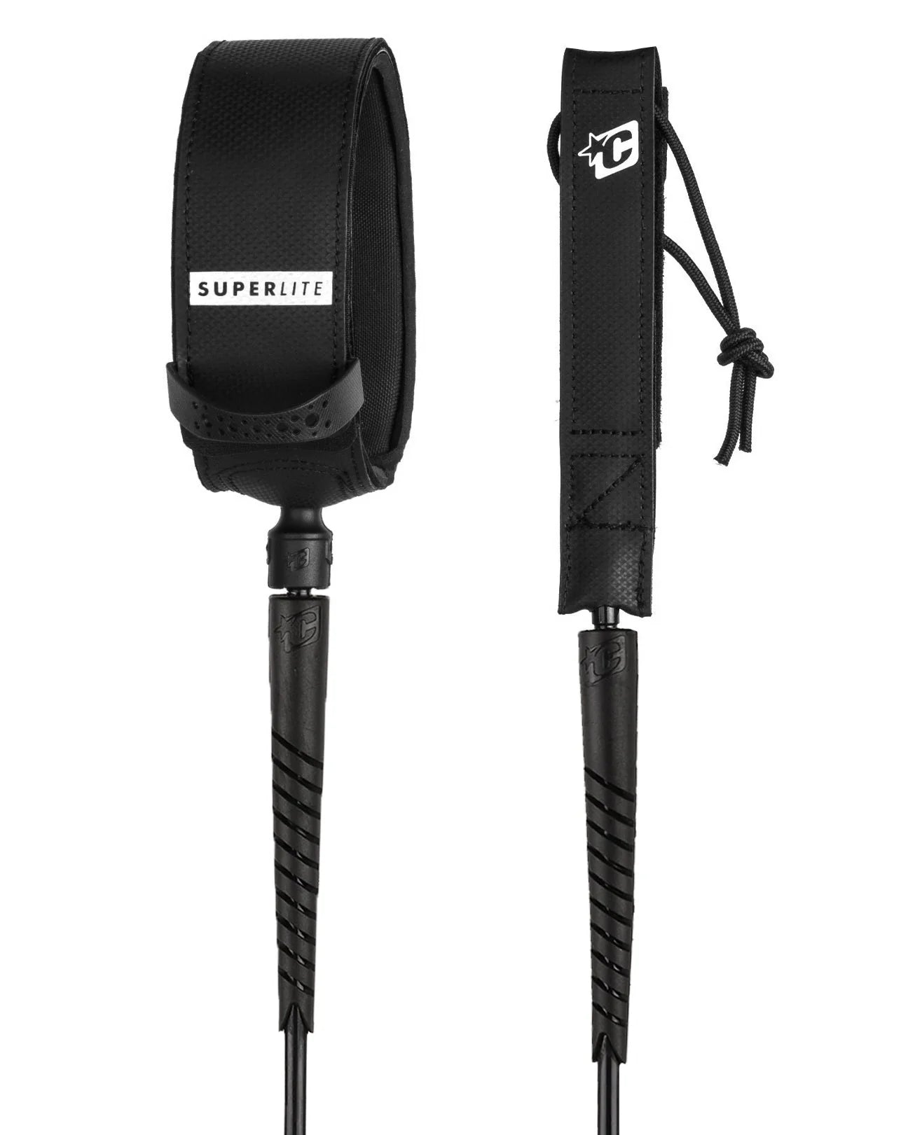 Creatures Longboard Ankle 10' Leash - Black/Black