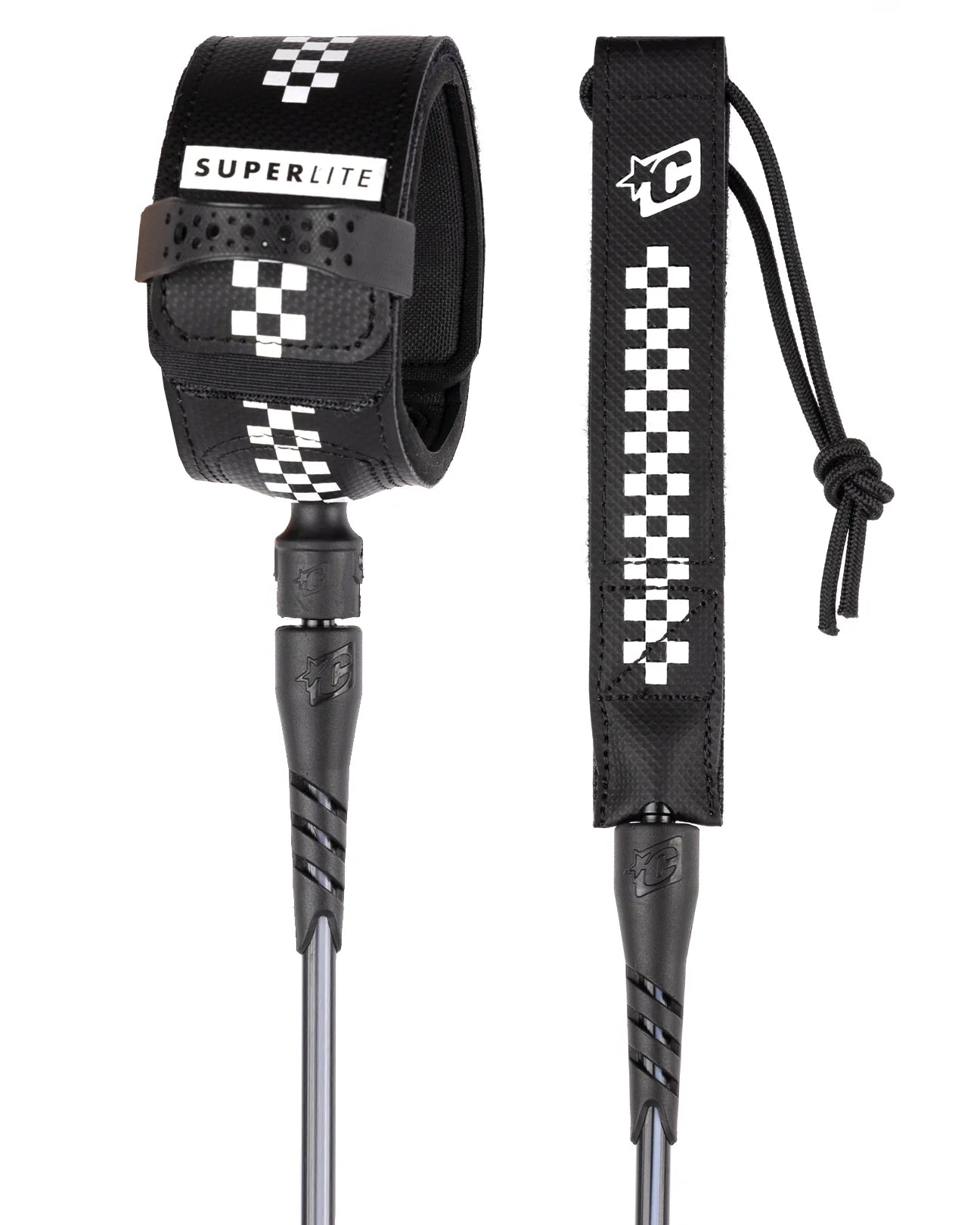 Creatures Superlite Pro 6' Leash - Black/White