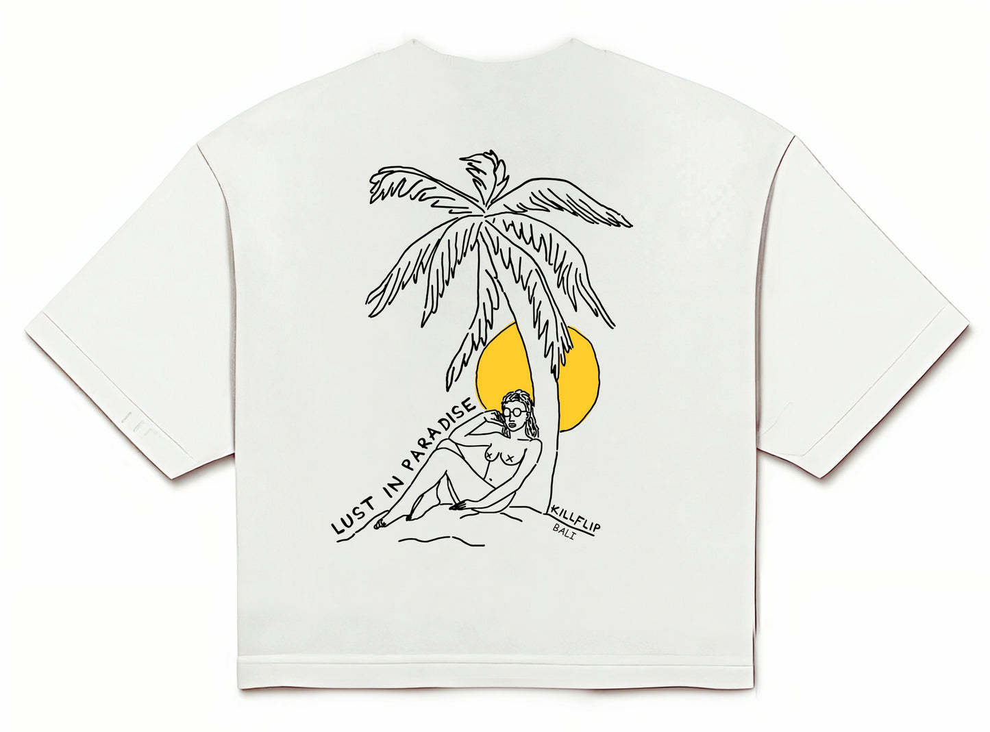Lust Paradise Crop Tee Women - White