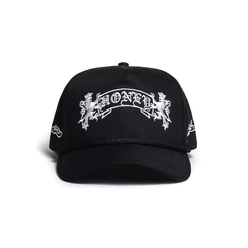 Lion Crown Cap - Black