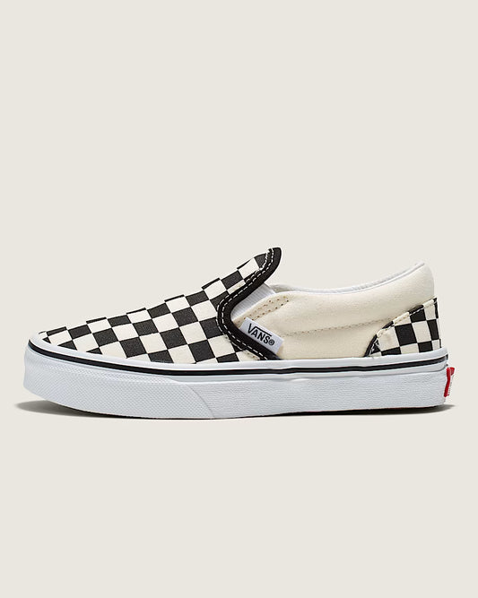 Original Vans Kids Slip on shoes UY (4-8 Years) - Black/White Checkerboard