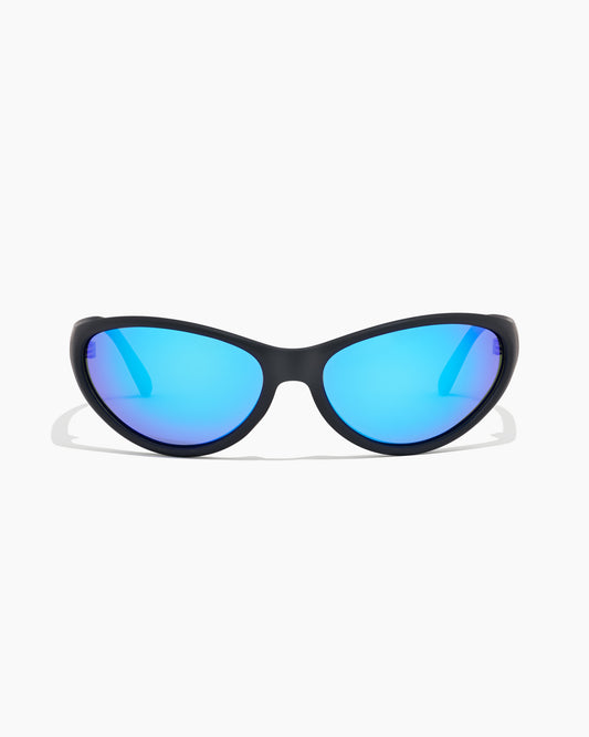 RV-Morphine Matte Black-Blue Reflective Polarized