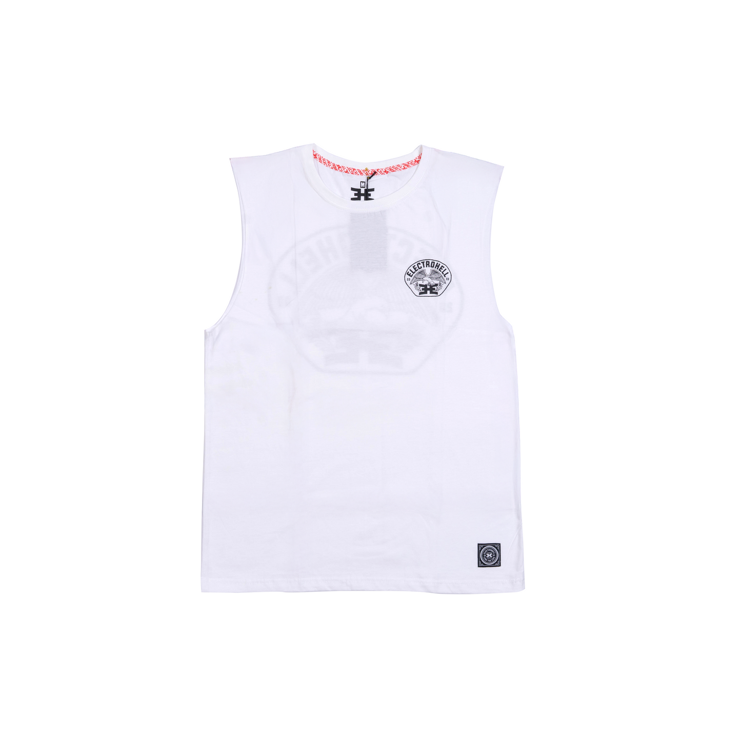 MTSM VOLTED CROW Men Tank - White