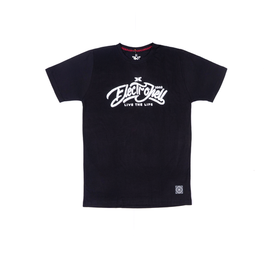 MTSR CURVASCRIP  Men Tshirt - Black
