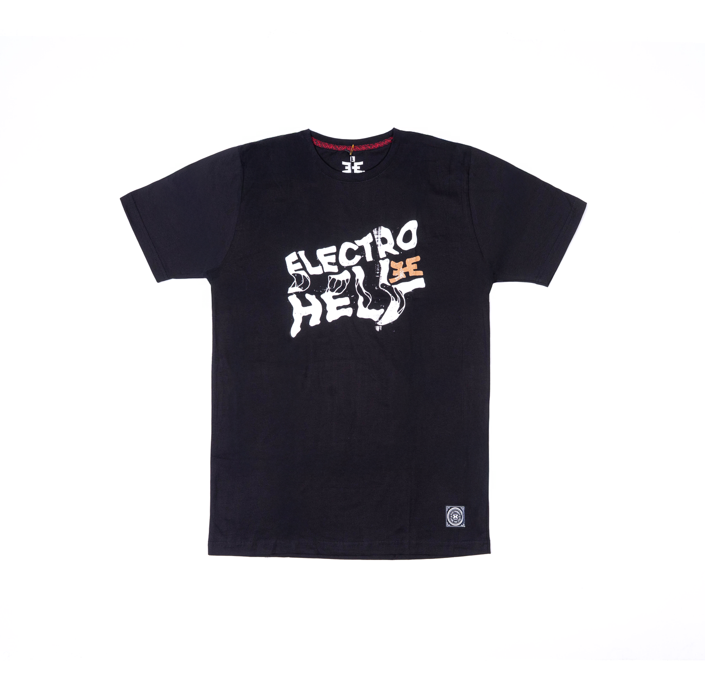 MTSR CURVED CHAOS Men Tshirt - Black