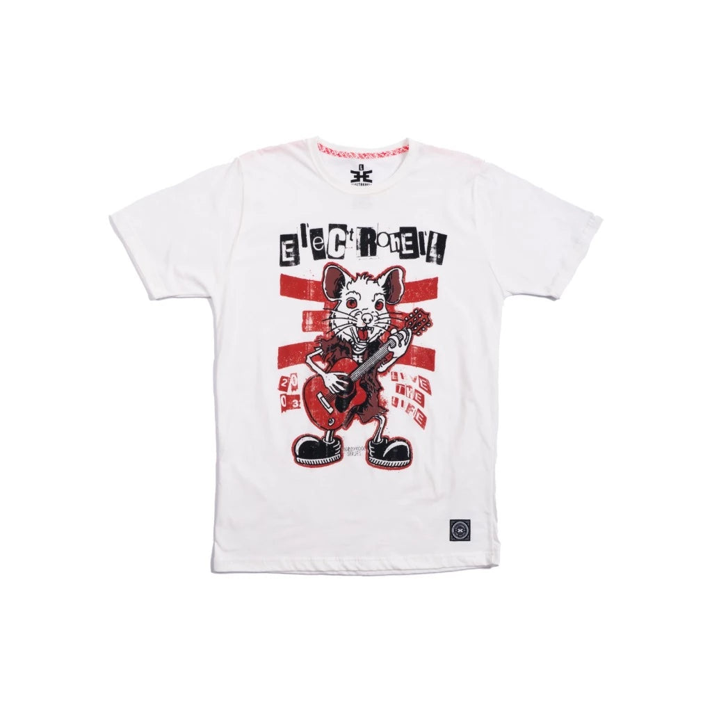 MTSR ROCKSTAR Men Tshirt - White
