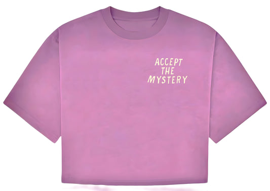 Mystery Crop Tee Women - Purplewash