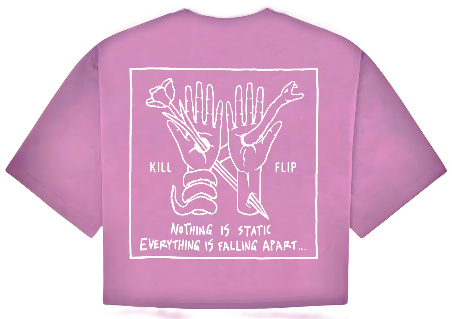 Nothing Static Crop Tee Women - Purplewash