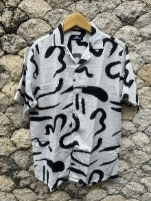 Wearsly Liku Black White Shirt