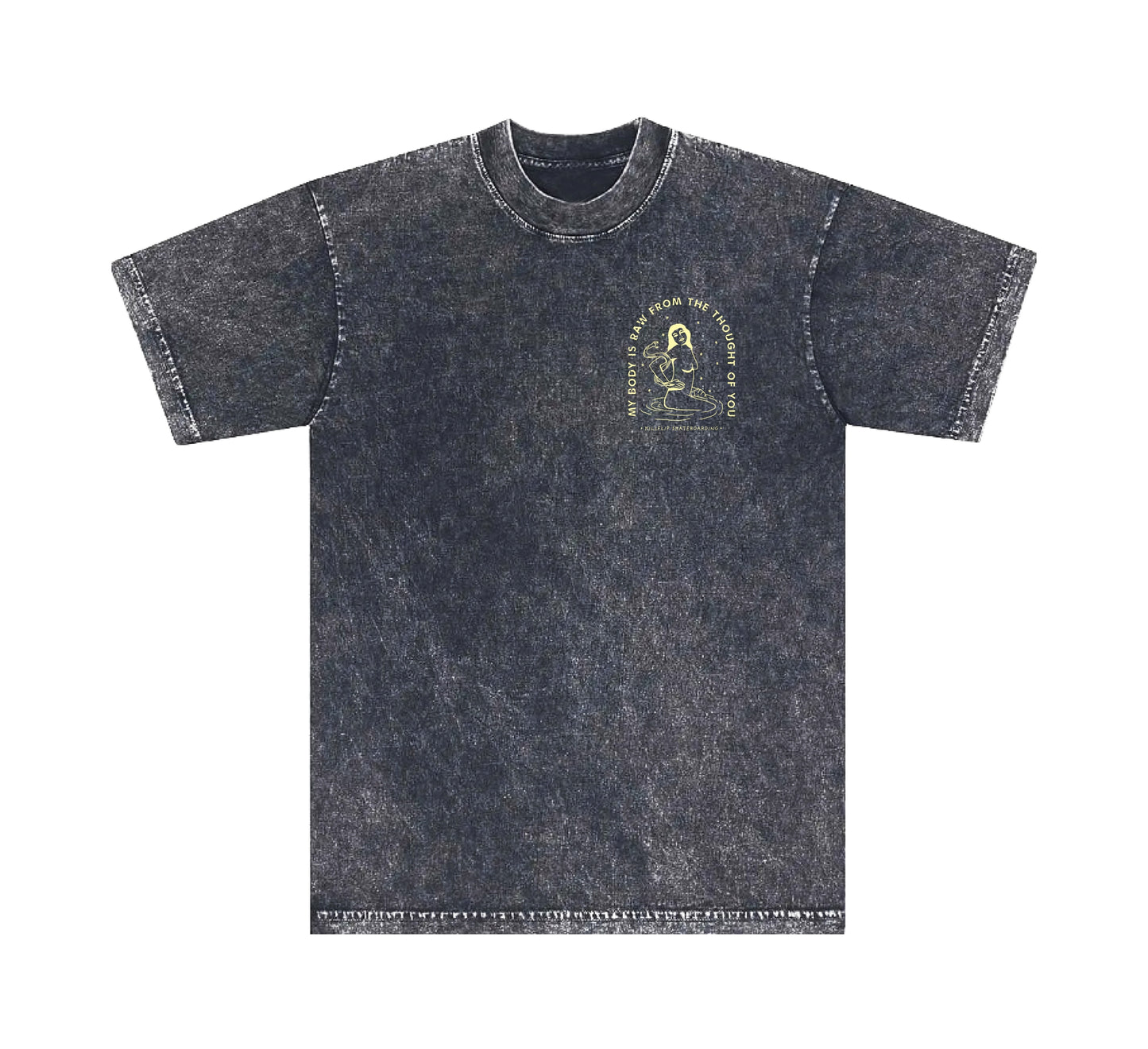 Raw Body Relax Tee Men - Blackwash