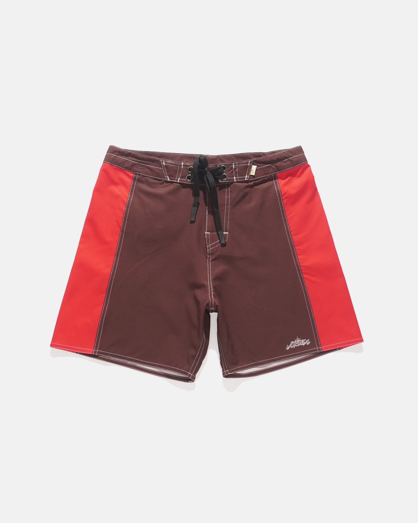 Rutopia Red Brown Collab Boardshort Men - Brown