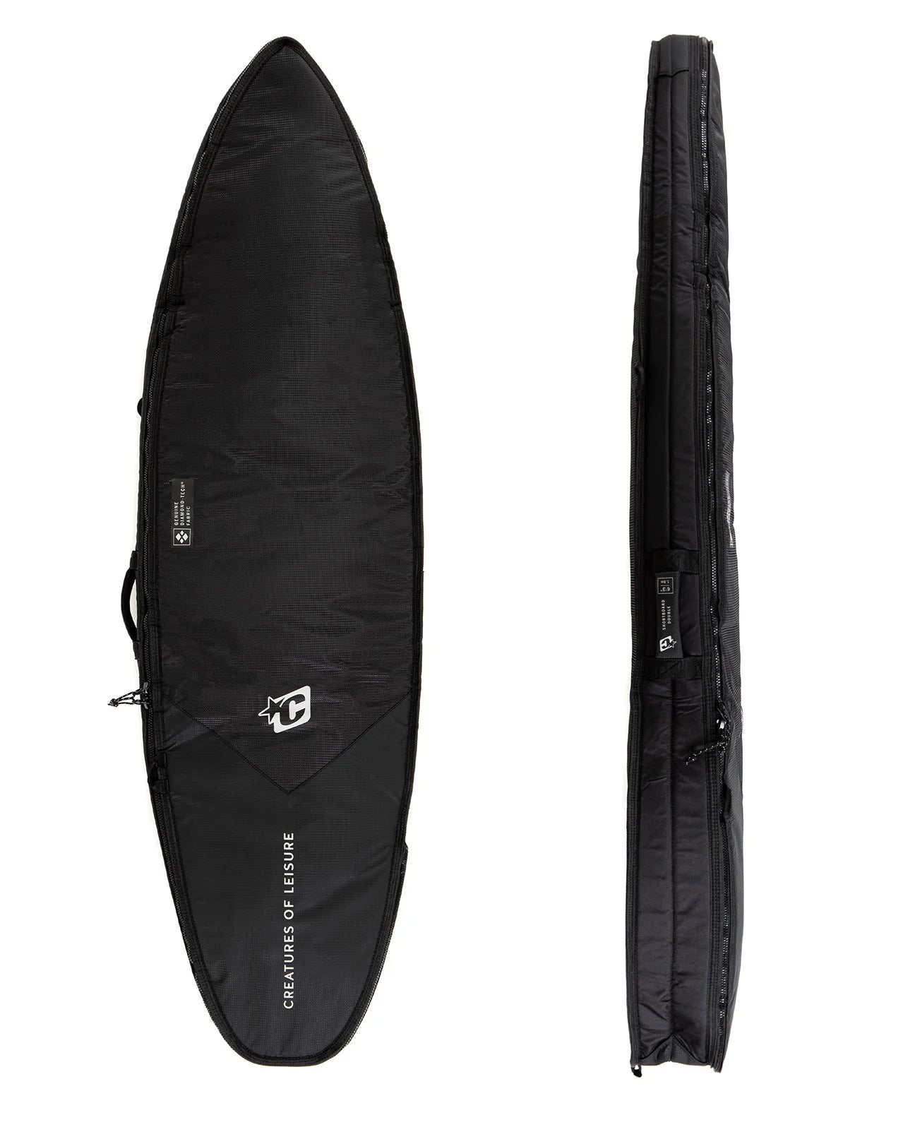 Creatures Shortboard Double DT2.0 6'3 - Black Silver