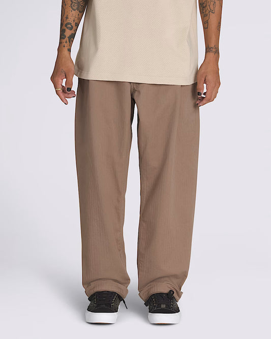 Original Vans Skate Loose Pleated Pants - Walnut