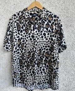 Wearsly Tiger White Brown Shirt
