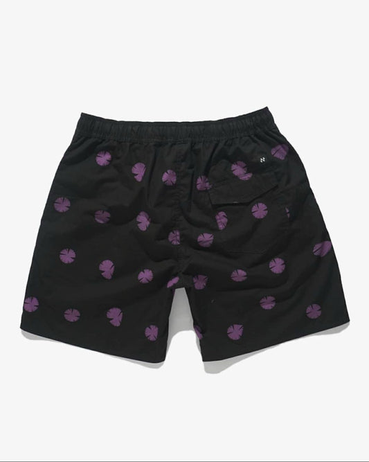 Rutopia Violets Walkshort Men - Black