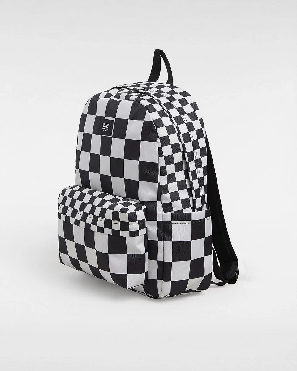 Original Vans Old Skool Check Backpack - Black Oatmeal