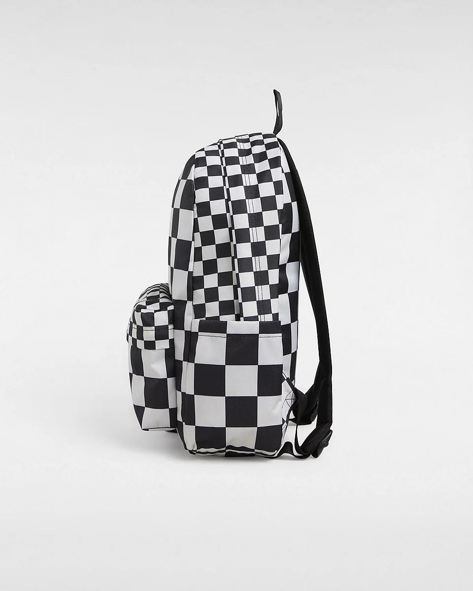 Original Vans Old Skool Check Backpack - Black Oatmeal