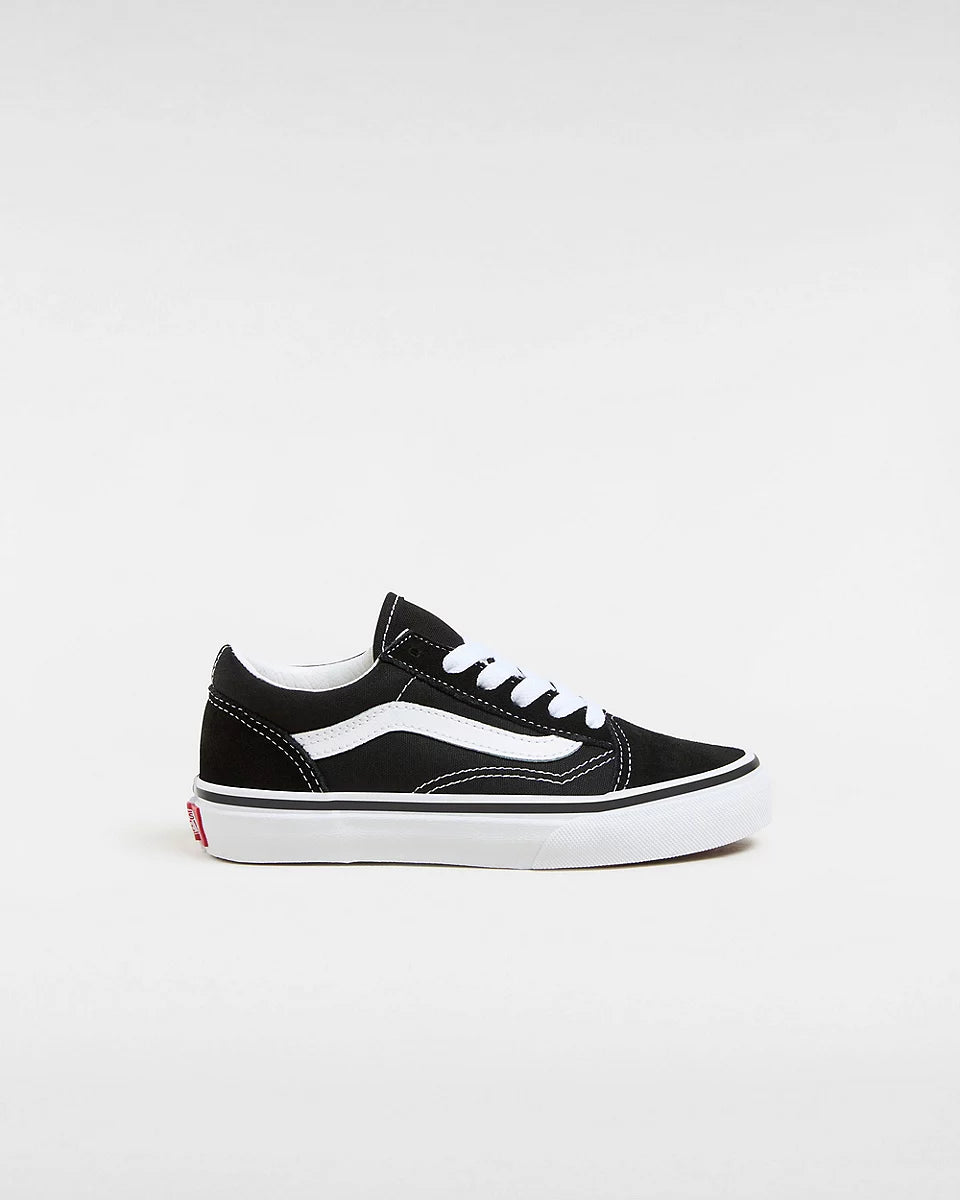 Original Vans Kids Old Skool Shoes UY (4-8 Years) - Black/True White