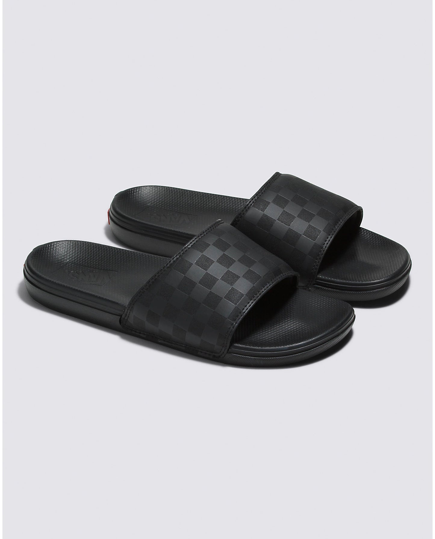 La Costa Slide - On Shoes - Checkerboard Black/Black