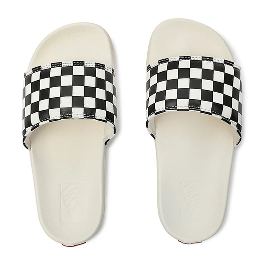 La Costa Slide - On Checkerboard Shoes - Black/Mars