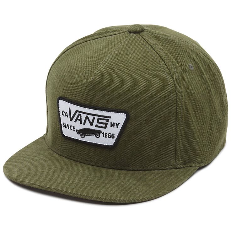 Original Vans MN Full Patch Snapback Hat - Gothic Olive
