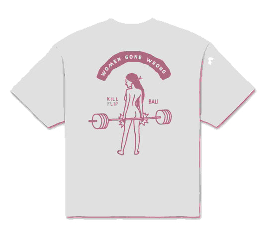 Women Wrong Boxy Tee Men - White