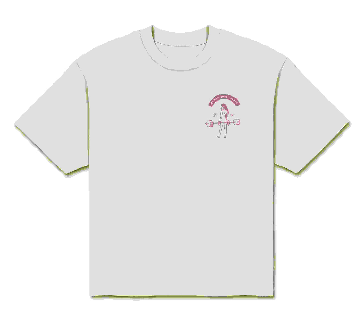 Women Wrong Boxy Tee Men - White