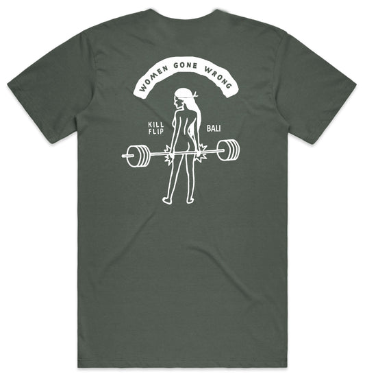 Women Wrong Tee Men - Charcoal
